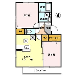 メゾン・ファミーユの物件間取画像